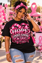 Hope Looks Good on You — Breast Cancer Awareness Tee