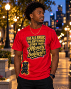 Money Behavior “Allergic to Anything” Heavyweight Graphic T-Shirt