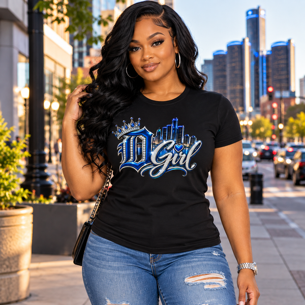 D Girl Detroit Graphic Tee