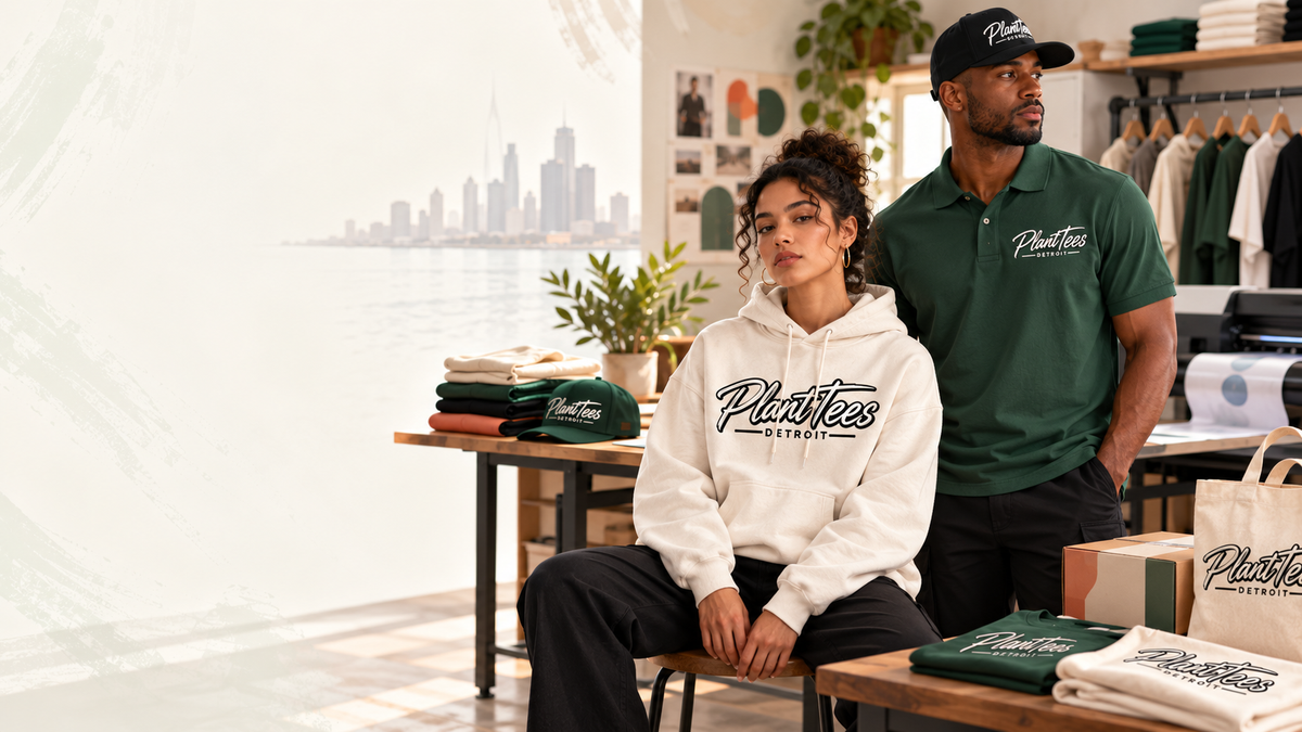 Custom Apparel That Shows Up Looking Good — and On Time.